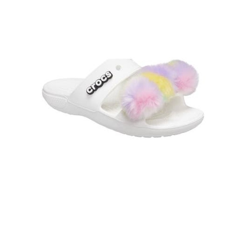 Nwot Crocs Unisex Classic Crocs Fur Sure Sandal